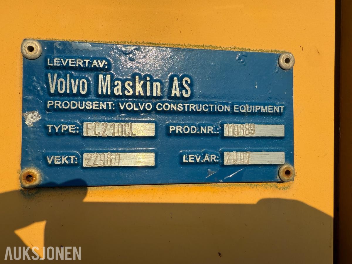 2007 Volvo EC210CL